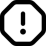 Alert Octagon SVG Icon